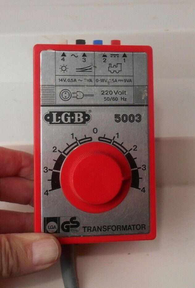 Lgb 5003 220 Volt Transformer W/ European Plug