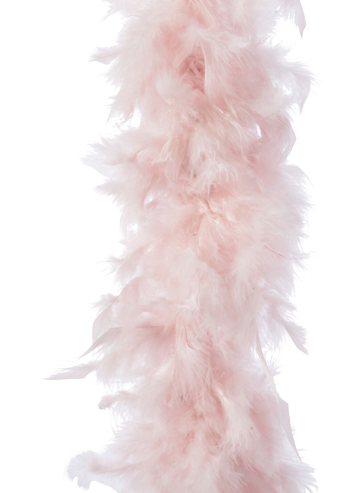 Pale Blush Pink Feather Boa Christmas Garland Xmas Tree Decorations 184cm